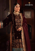 Asim Jofa | Makhmal Wedding Velvet 23 | AJMM-09 - Khanumjan  Pakistani Clothes and Designer Dresses in UK, USA 