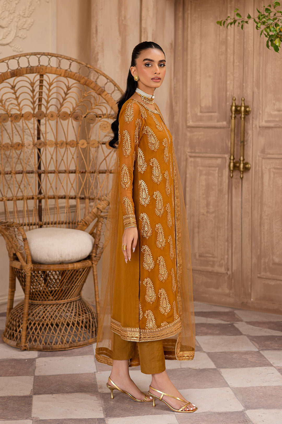 Batik | Zahay Festive Pret | Paisley Mustard