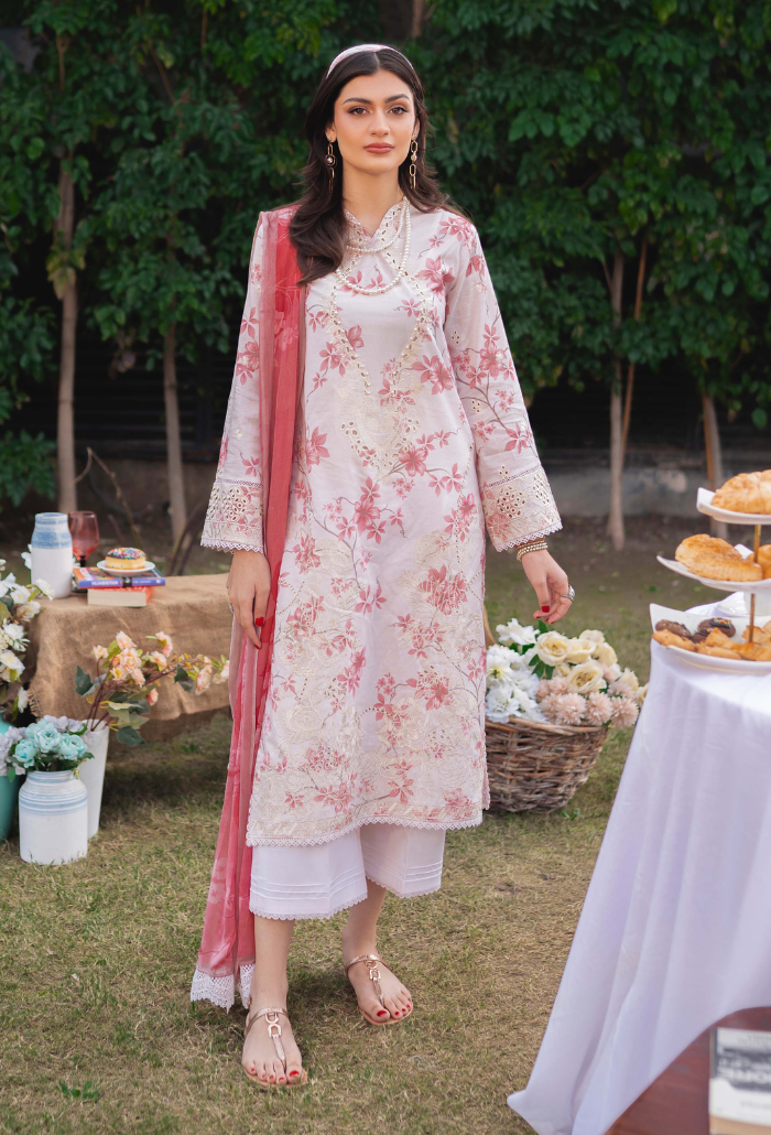 Humdum | Gardenia Lawn 24 | Printkari Lawn  PLG 06 - Khanumjan  Pakistani Clothes and Designer Dresses in UK, USA 