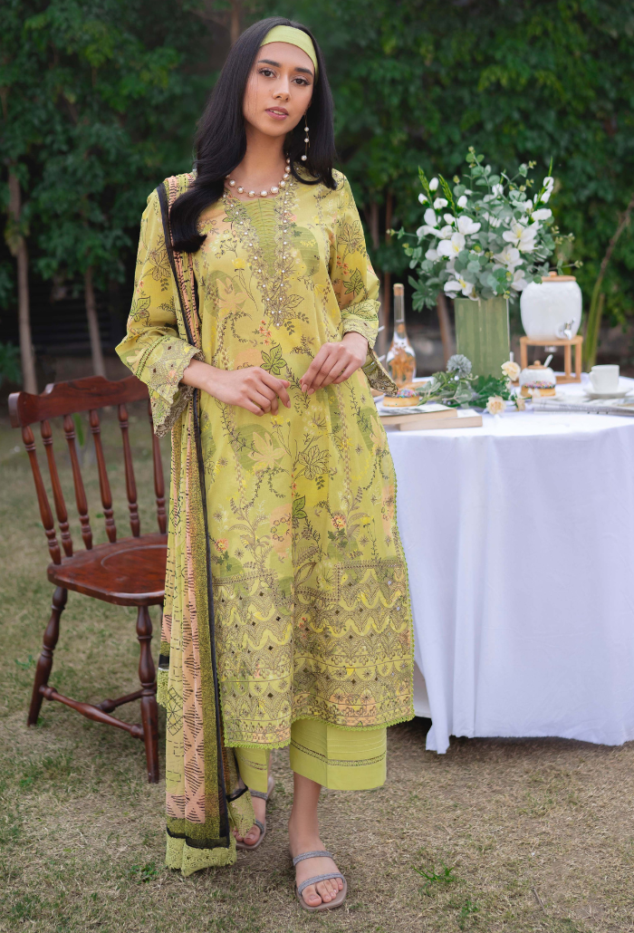 Humdum | Gardenia Lawn 24 | Printkari Lawn  PLG 09 - Khanumjan  Pakistani Clothes and Designer Dresses in UK, USA 