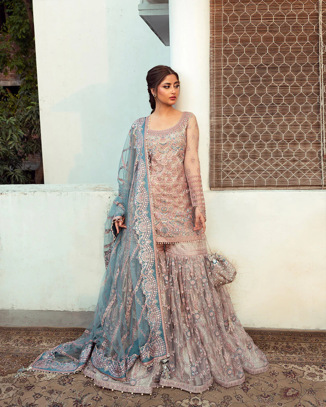 pakistani tea pink dresses Luxury Tea Pink Pakistani Salwar Kameez Dupatta Party Dress CUSTOM