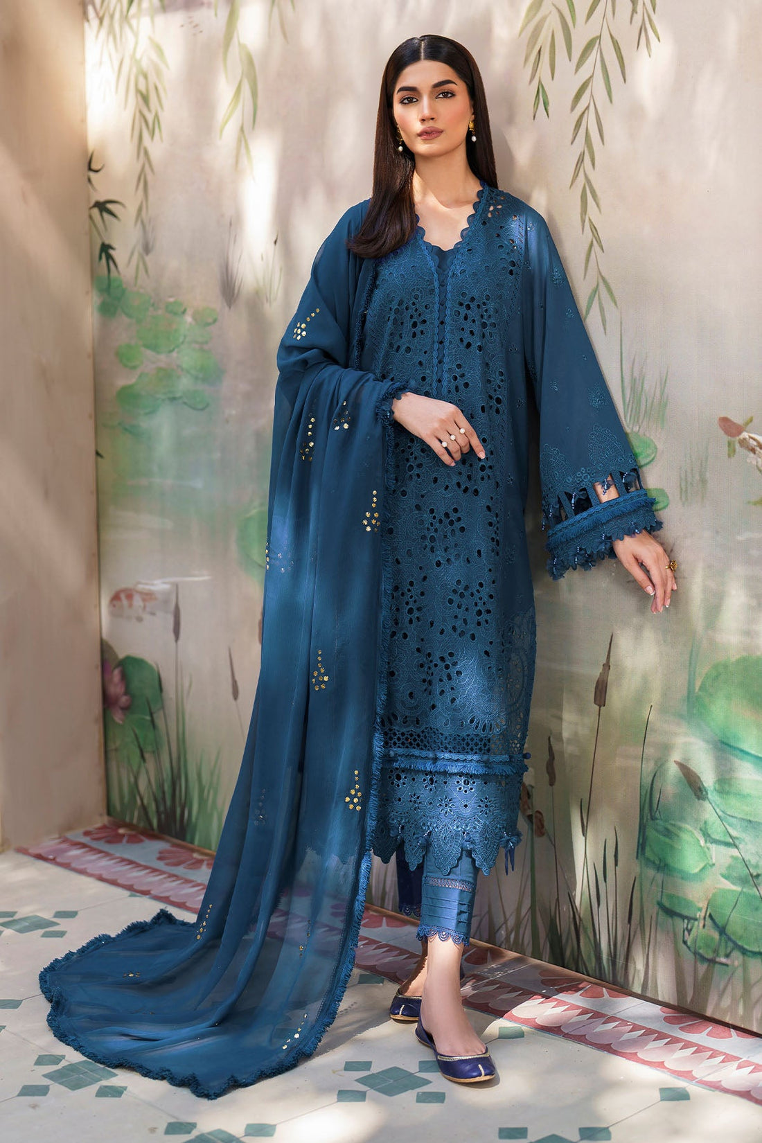 Nureh | Bazaar Lawn | NS-137 - Khanumjan  Pakistani Clothes and Designer Dresses in UK, USA 