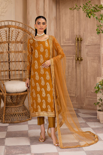 Batik | Zahay Festive Pret | Paisley Mustard