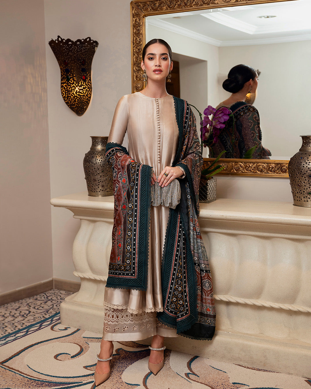 Faiza Saqlain | Zurina Luxury Pret | Leora - Khanumjan  Pakistani Clothes and Designer Dresses in UK, USA 