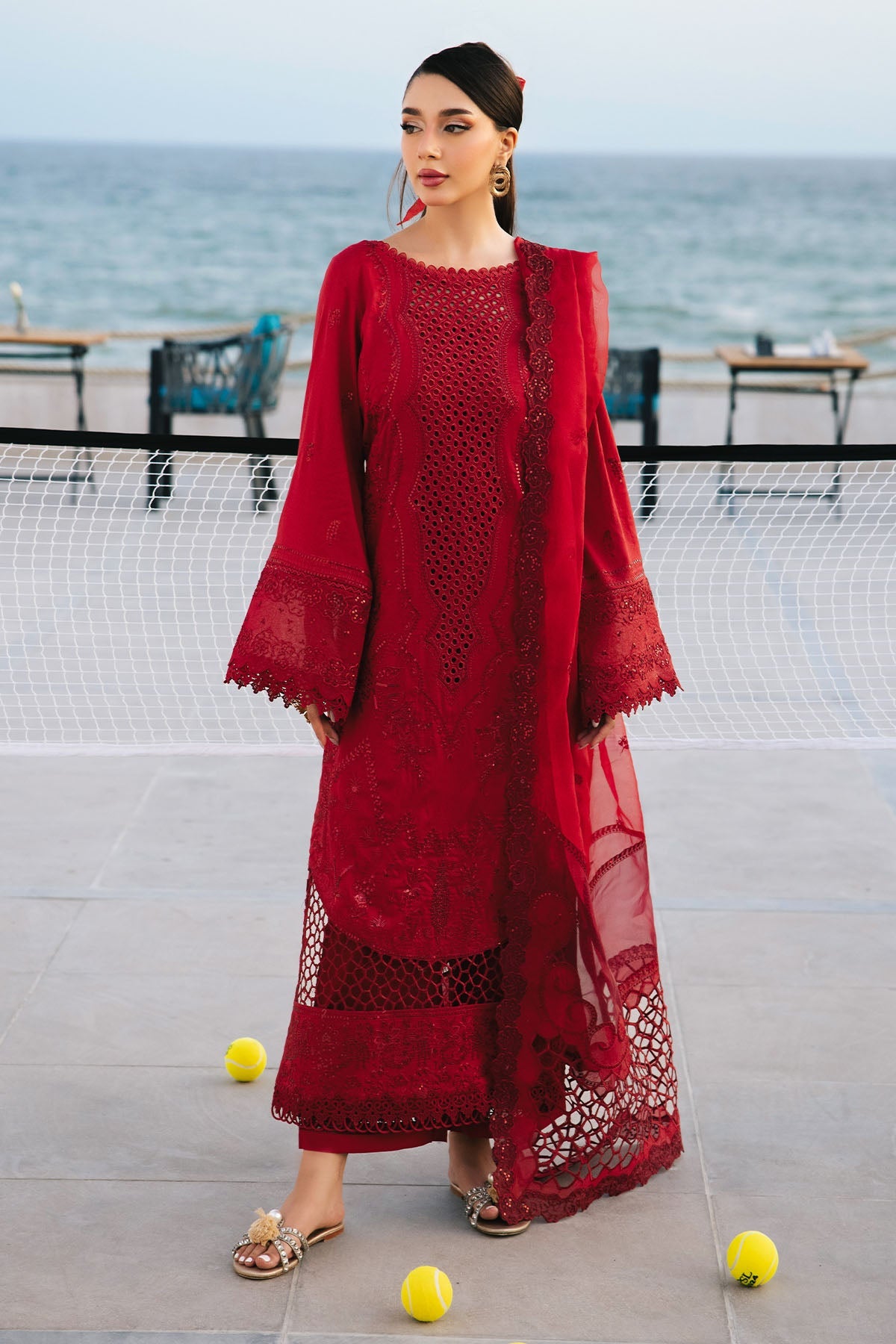 Nureh | Eid Escape Lawn | MIREILLE NE-91 - Khanumjan  Pakistani Clothes and Designer Dresses in UK, USA 