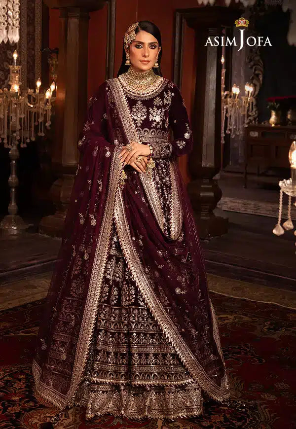 Asim Jofa | Makhmal Wedding Velvet 23 | AJMM-11 - Khanumjan  Pakistani Clothes and Designer Dresses in UK, USA 