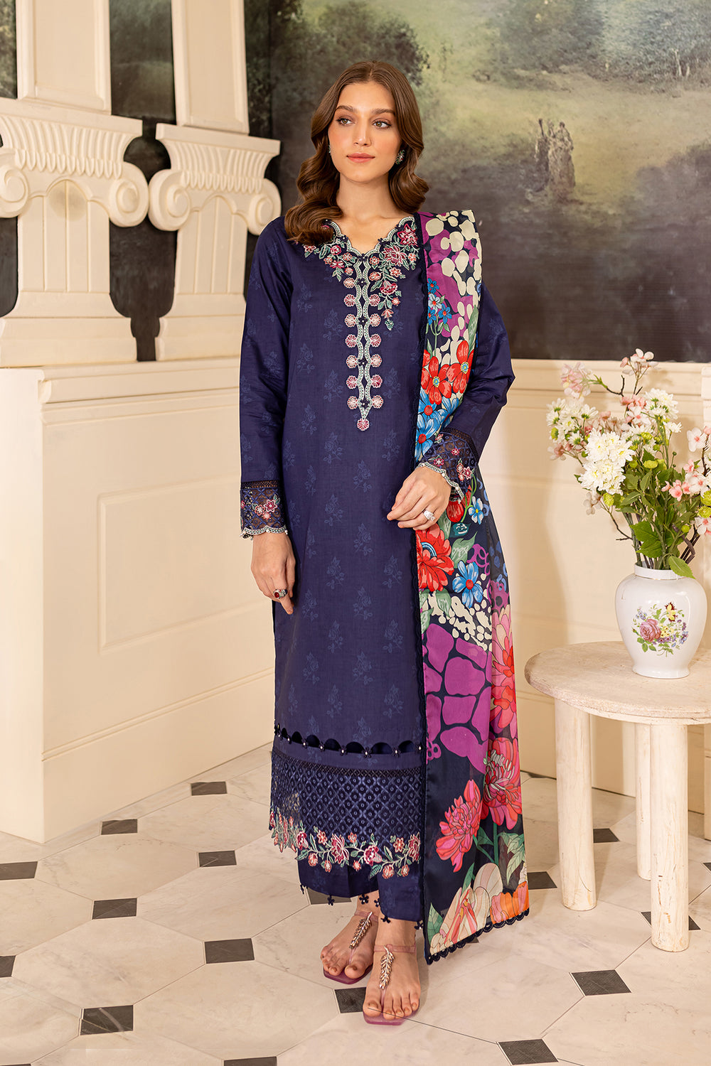 Farasha | Seraya Lawn 24 | INDIGO - Khanumjan  Pakistani Clothes and Designer Dresses in UK, USA 