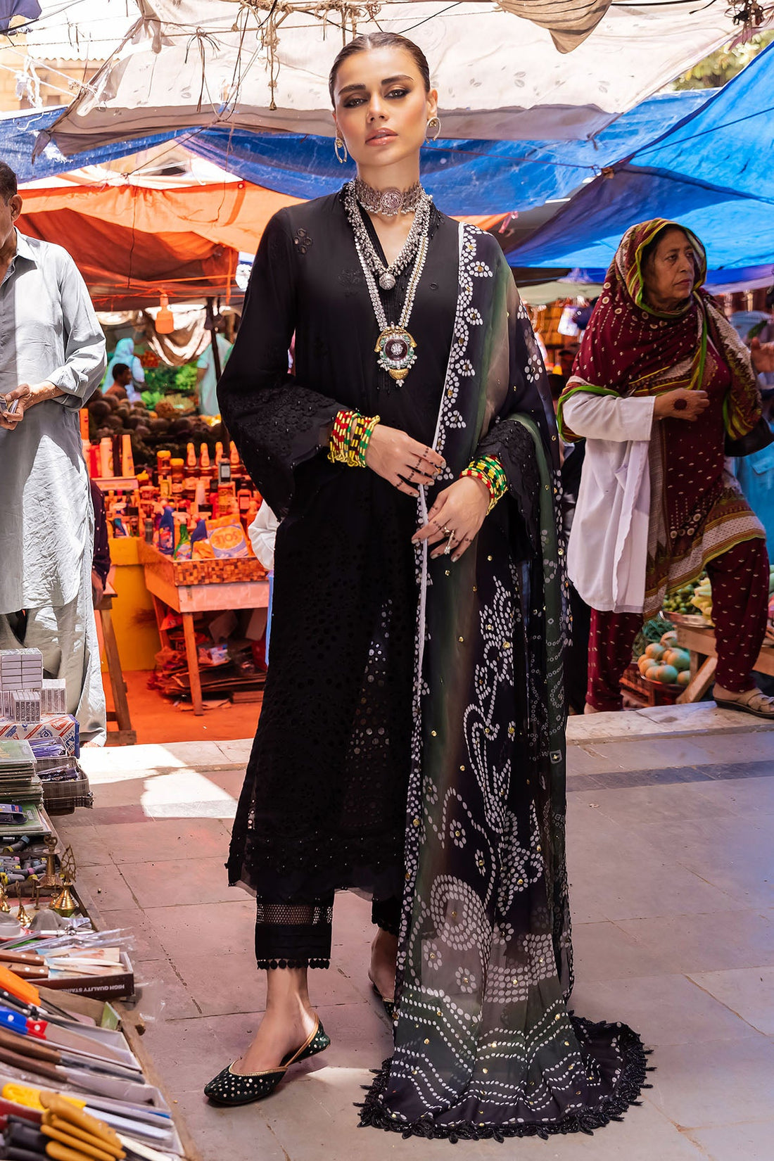 Nureh | Bazaar Lawn | NDS-89 - Khanumjan  Pakistani Clothes and Designer Dresses in UK, USA 