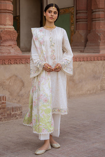 Cross Stitch | Eid Lawn Edit 25 | FLORAL GARLAND