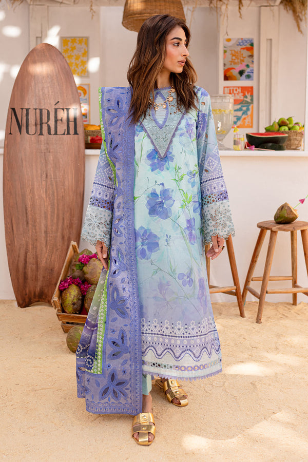 Nureh | Gardenia Lawn 24 | NS-130 A - Khanumjan  Pakistani Clothes and Designer Dresses in UK, USA 