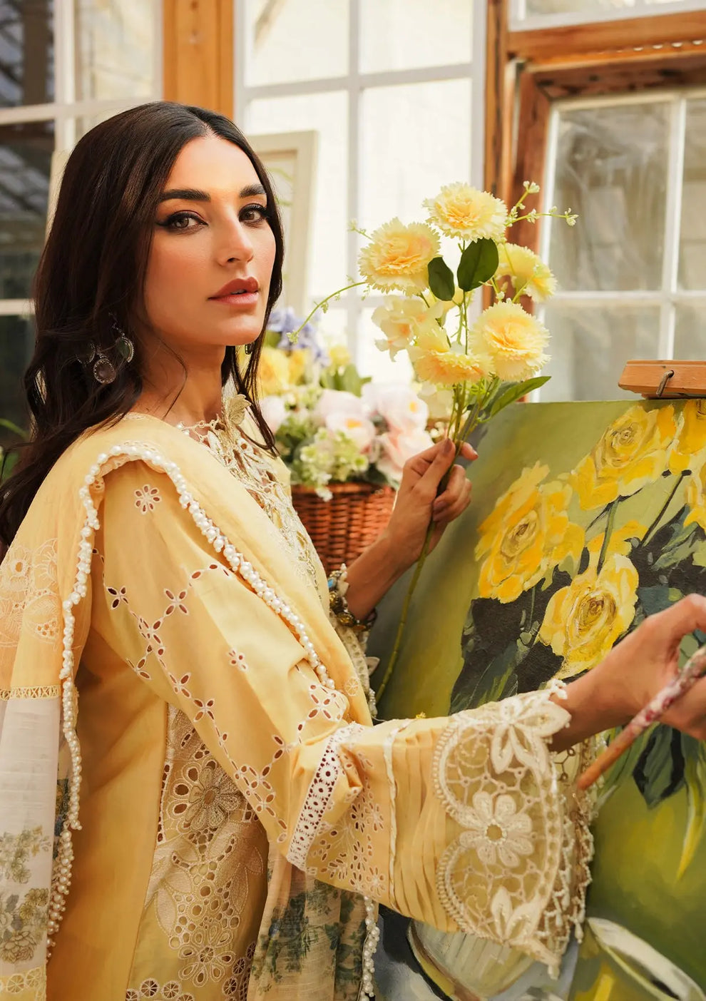 Kahf Premium | Luxury Lawn 24 | KLE-02 Sun Kissed - Khanumjan  Pakistani Clothes and Designer Dresses in UK, USA 