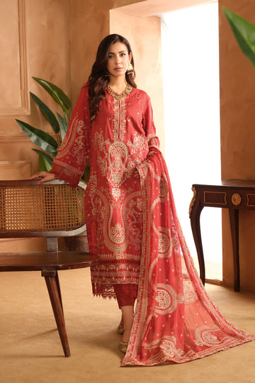 Johra | Shah Jahan Embroidered Viscose | JH-265-SJ