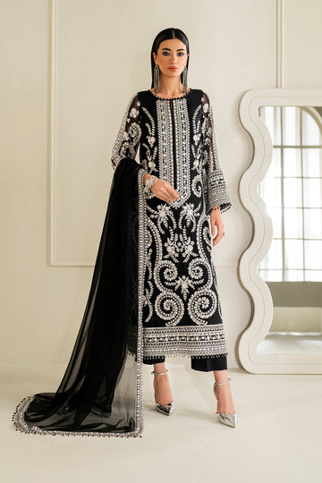 Baroque | Formals Collection | EMBROIDERED CHIFFON UF-4158