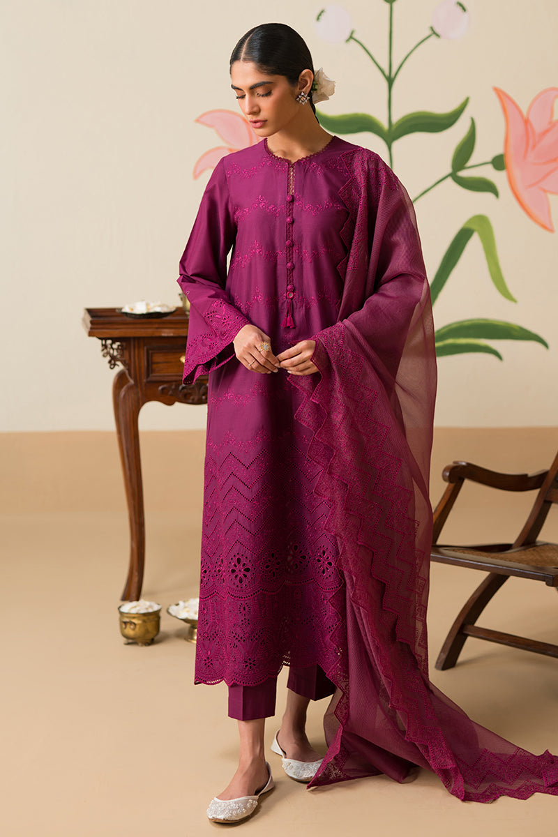 Cross Stitch | Chikankari Lawn Collection | P-07 - Khanumjan  Pakistani Clothes and Designer Dresses in UK, USA 