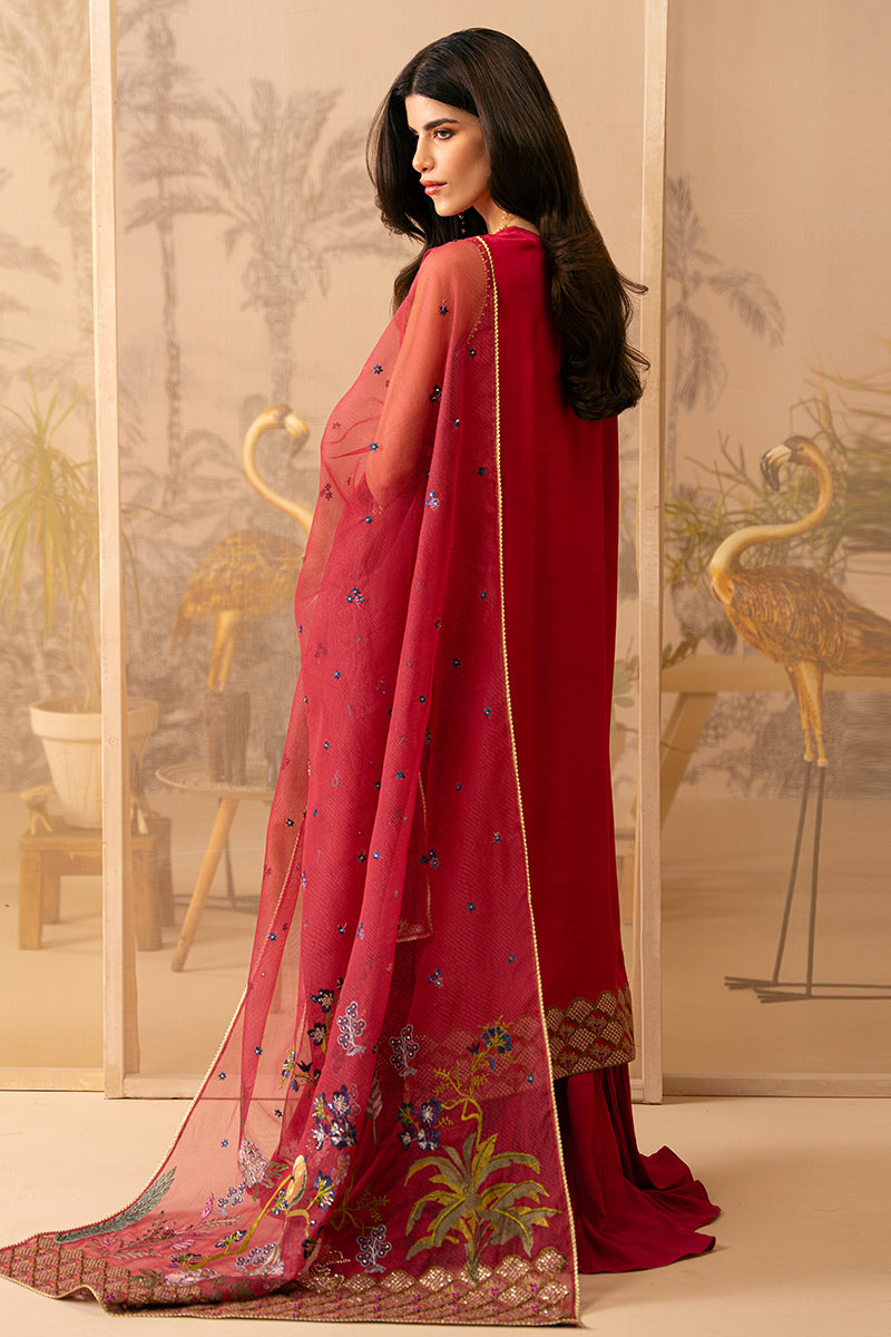 Cross Stitch | Luxe Atelier 24 | ROSY TWILIGHT - Khanumjan  Pakistani Clothes and Designer Dresses in UK, USA 
