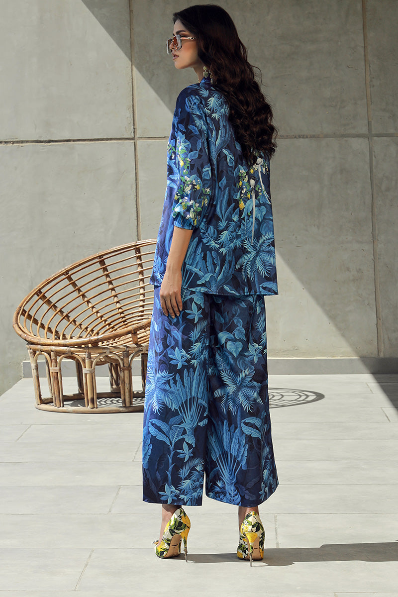 Wardha Saleem | Luxury Pret Fusion Wear | FLORA (2PC)