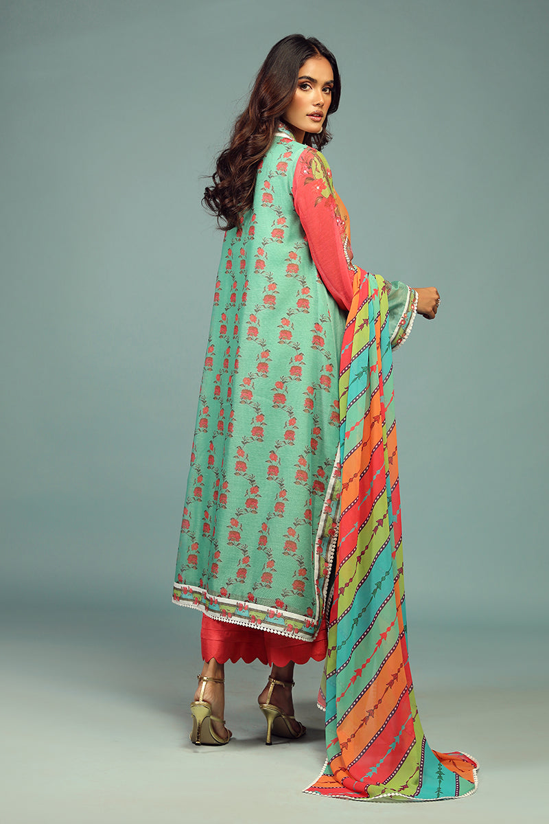 Wardha Saleem | Luxury Pret Traditional Wear | AFSANEH SHIRT WITH DUPATTA ( 2 PC)