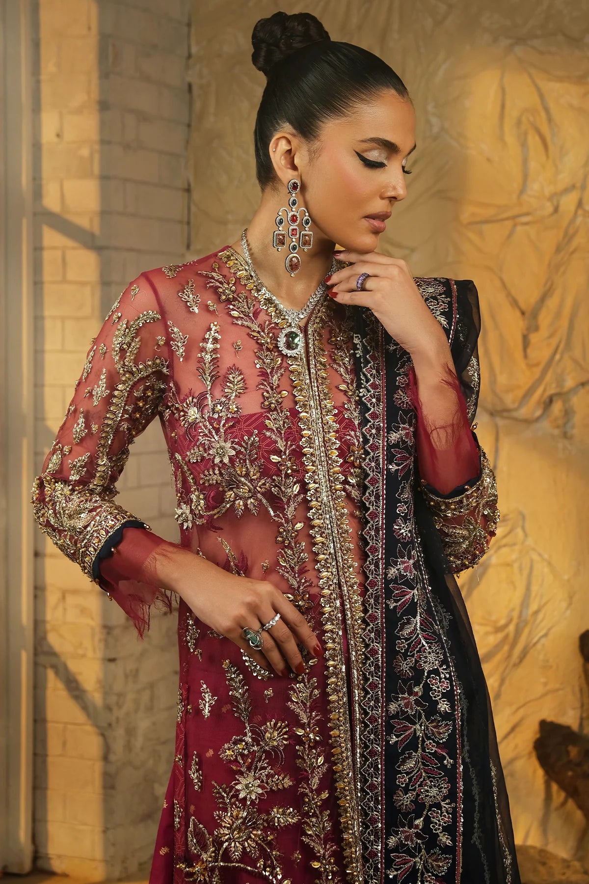 Mina Kashif | Kahani Luxury Formals 23 | Janiya - Khanumjan  Pakistani Clothes and Designer Dresses in UK, USA 