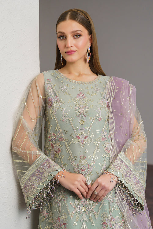 Baroque | Luxury Pret 24 | NET UF-515 - Khanumjan  Pakistani Clothes and Designer Dresses in UK, USA 