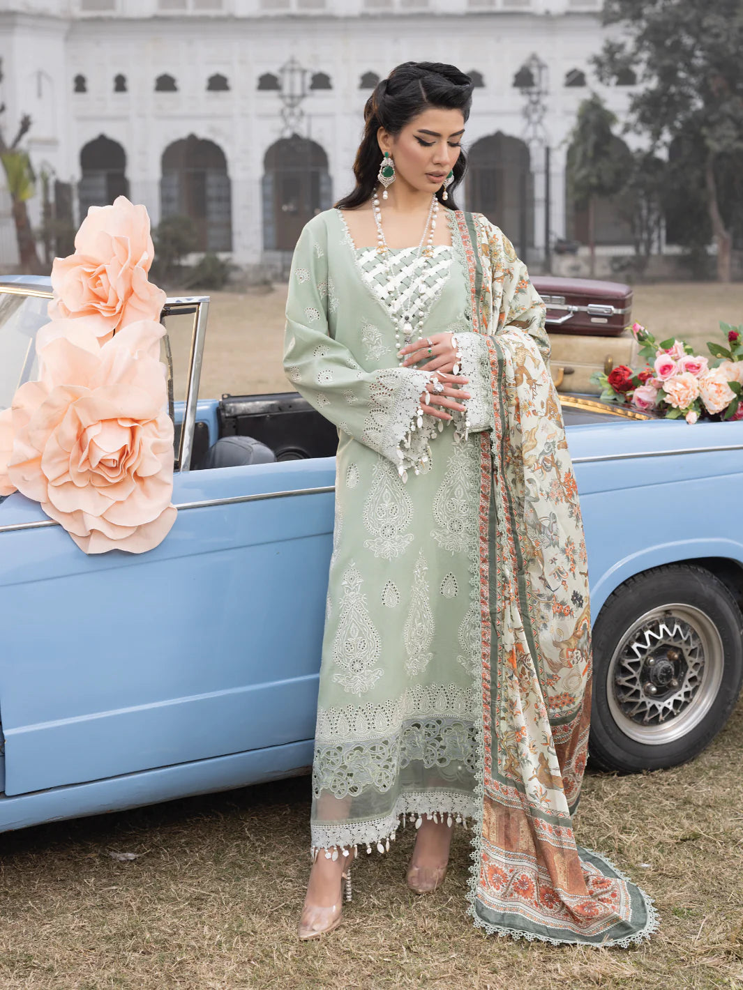 Faiza Faisal | Maya Luxury Lawn | Elena - Khanumjan  Pakistani Clothes and Designer Dresses in UK, USA 