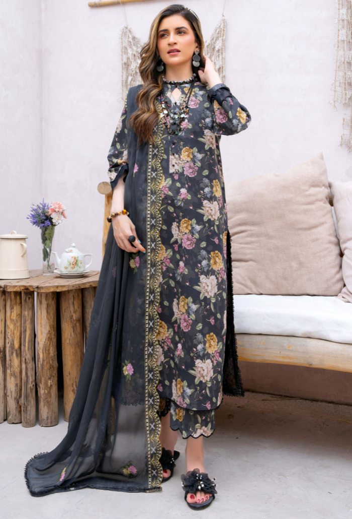 Humdum | Gardenia Lawn 24 | PLG 3 - D03 - Khanumjan  Pakistani Clothes and Designer Dresses in UK, USA 