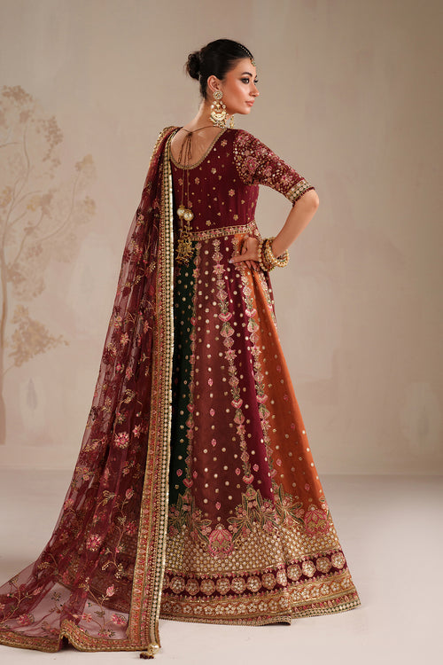 Baroque | Formals Collection | EMBROIDERED RAW SILK UF-4366