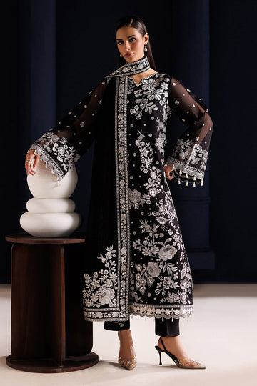 Baroque | Formals Collection | EMBROIDERED COTTON NET UF-4441