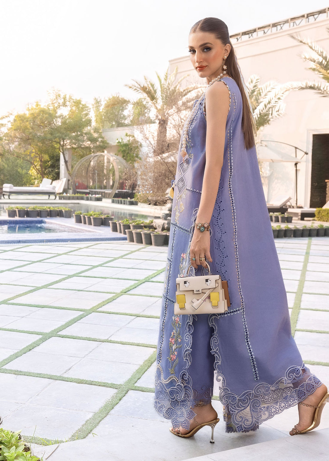 Crimson | flow lawn 26 | FLORAL SERENITY-D1B