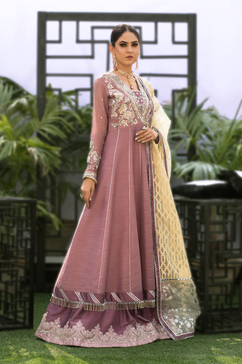 Wahaj M.Khan | Nureh Wedding Formals | Lilac Anarkali