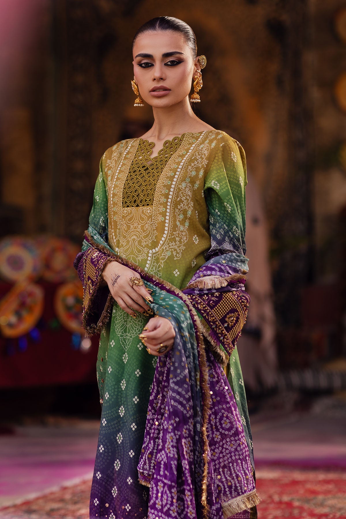 Nureh | Bazaar Lawn | NS-132 - Khanumjan  Pakistani Clothes and Designer Dresses in UK, USA 