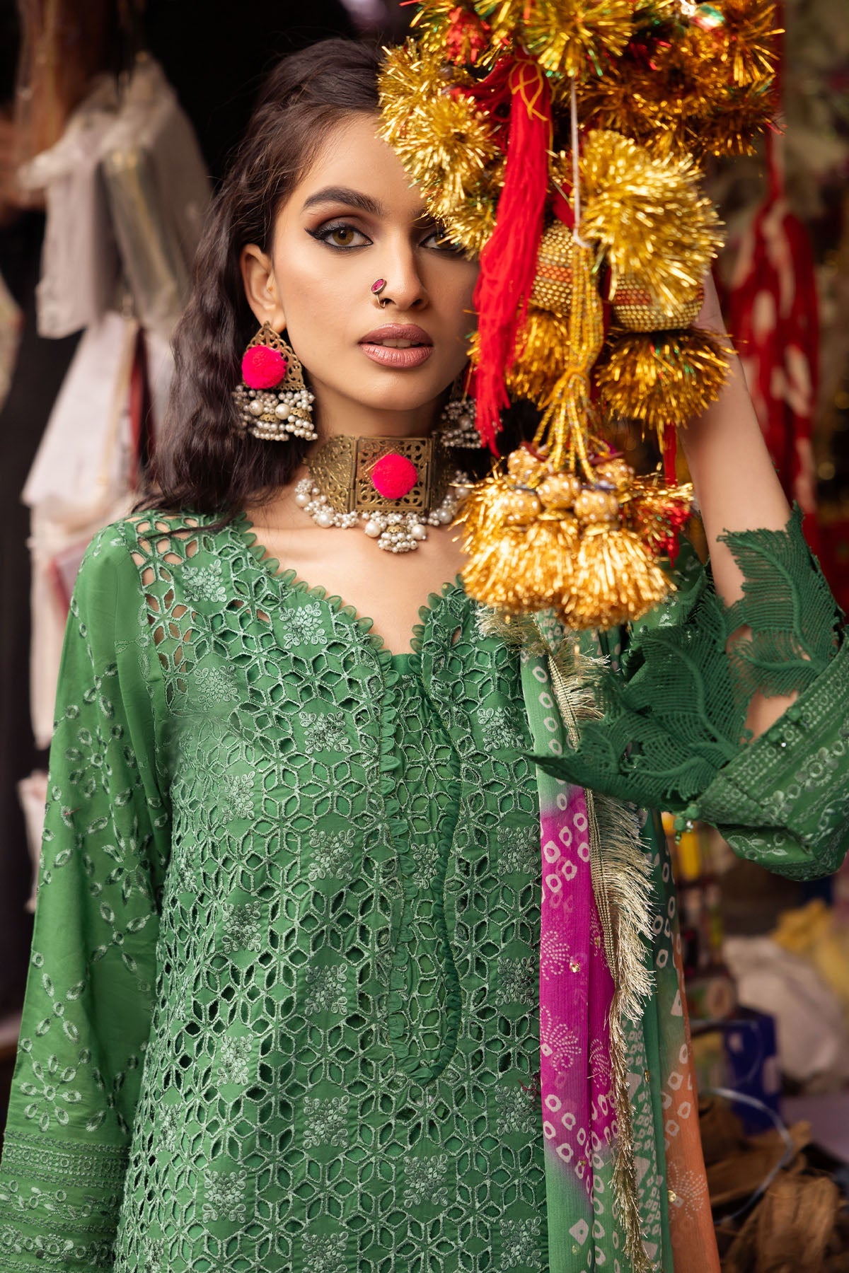 Nureh | Bazaar Lawn | NS-126 - Khanumjan  Pakistani Clothes and Designer Dresses in UK, USA 