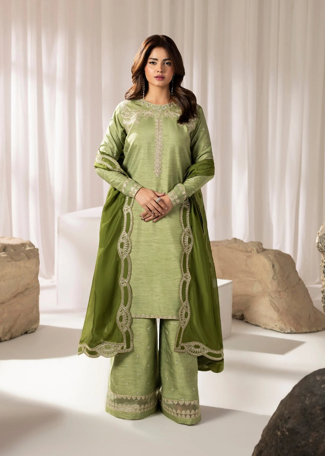 Jamnii | Silk Atelier Pret 26 | MINT CRUSH