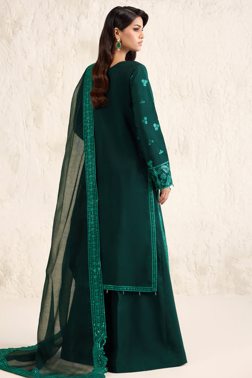 Faiza Saqlain | Reina Formals | Emerald Luxe