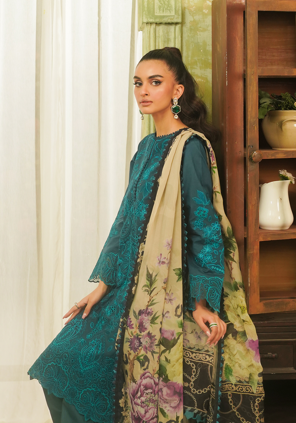 Zarqash | Tresor Luxury Lawn 24 | ZQT 0011 DINA - Khanumjan  Pakistani Clothes and Designer Dresses in UK, USA 