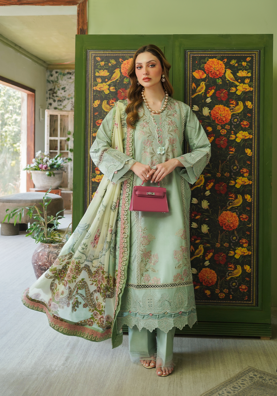 Zarqash | Tresor Luxury Lawn 24 | ZQT 009 GISELLE - Khanumjan  Pakistani Clothes and Designer Dresses in UK, USA 