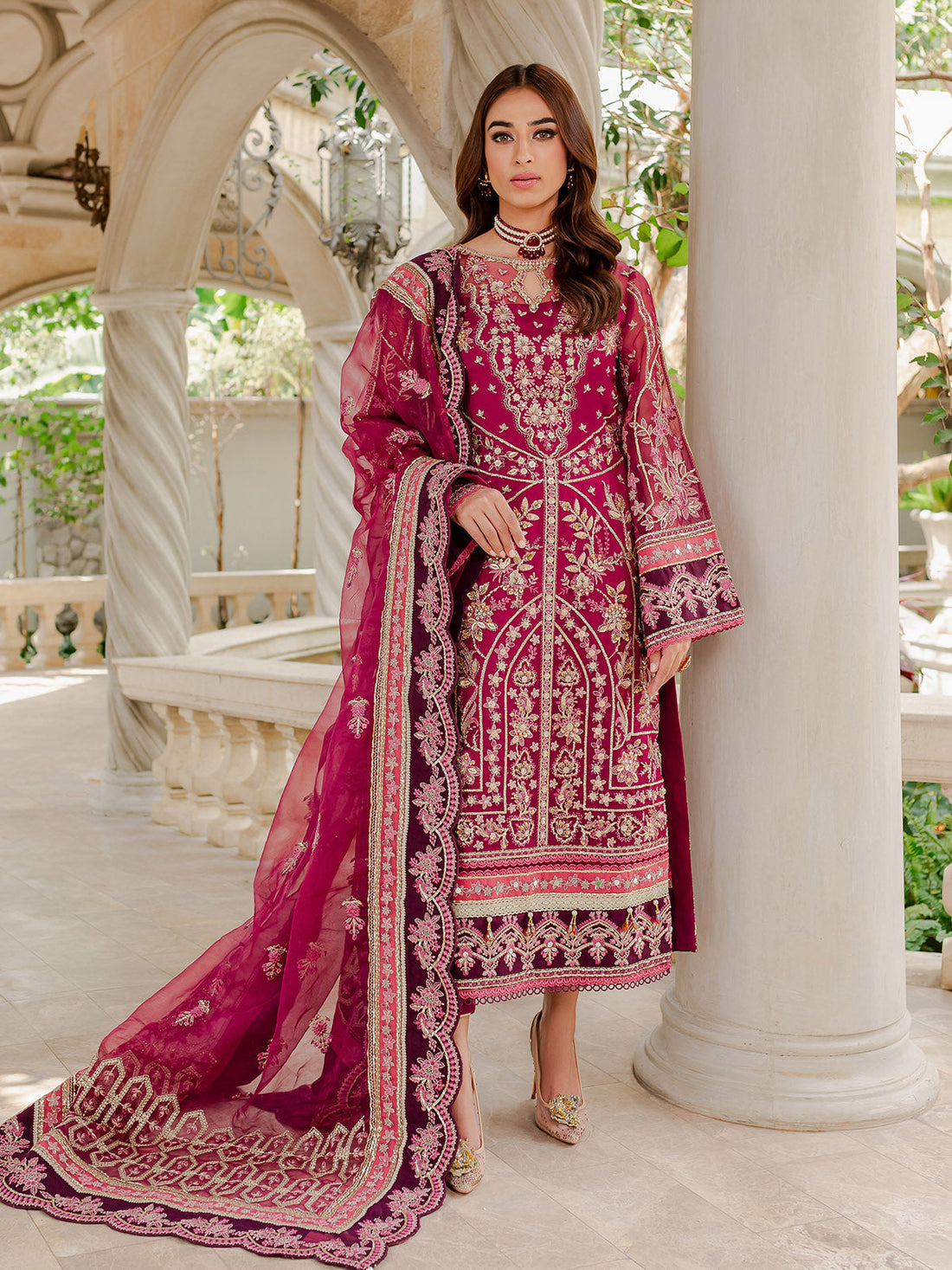 Gulaal | Luxury Pret | ORISSA GL-LP-V1-03 - Khanumjan  Pakistani Clothes and Designer Dresses in UK, USA 