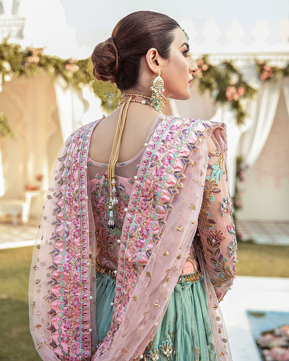 Gulaal | Wedding Formals | Joli Embroidered Net 3-Piece Suit WS-03