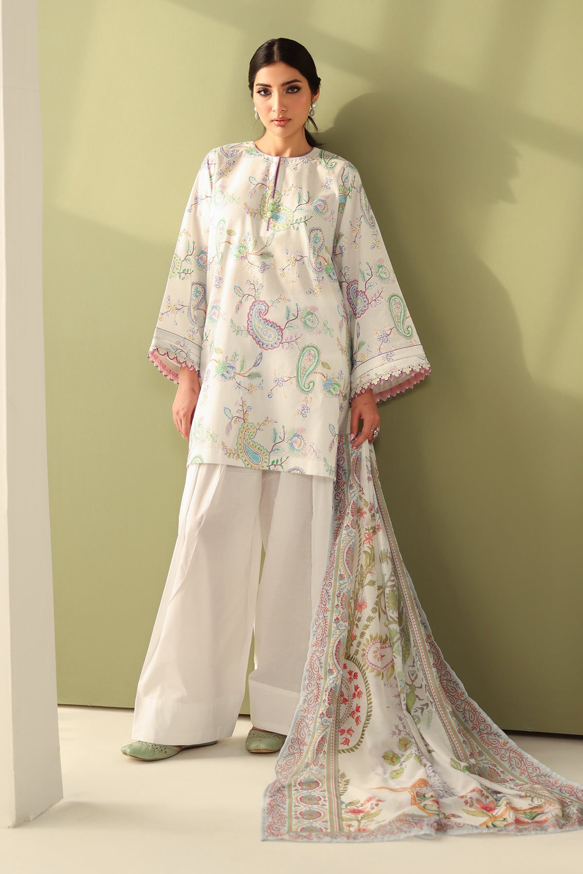 Baroque | Eid Printique | EMBROIDERED PRINTED LAWN UF-4179