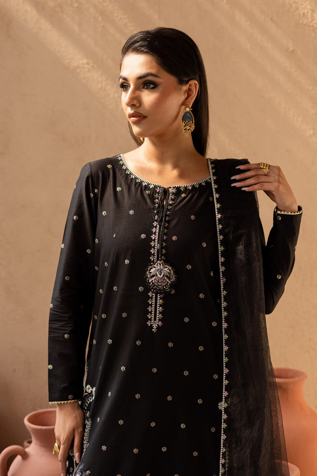 Batik | Nyra Embroidered Summer Solids | Varsha