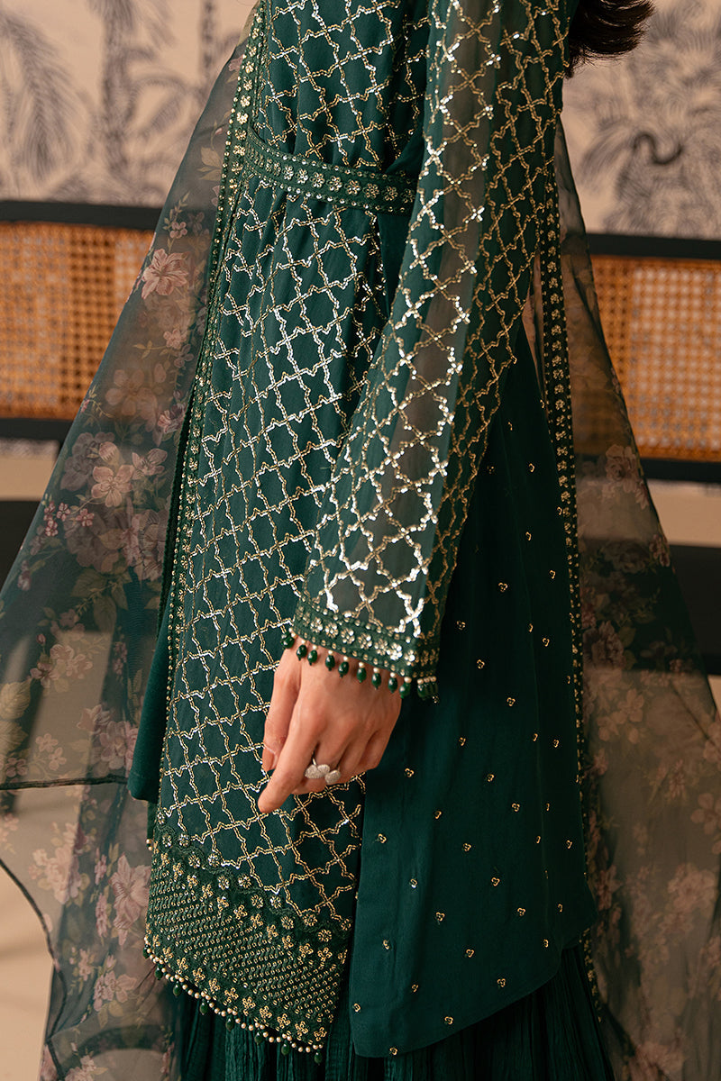 Cross Stitch | Luxe Atelier 24 | VIRIDIAN HAVEN - Khanumjan  Pakistani Clothes and Designer Dresses in UK, USA 