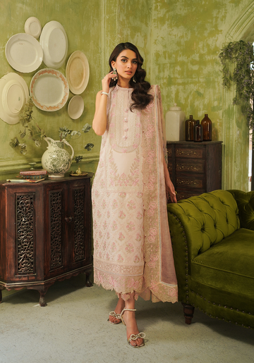 Zarqash | Tresor Luxury Lawn 24 | ZQT 003 FLORA - Khanumjan  Pakistani Clothes and Designer Dresses in UK, USA 