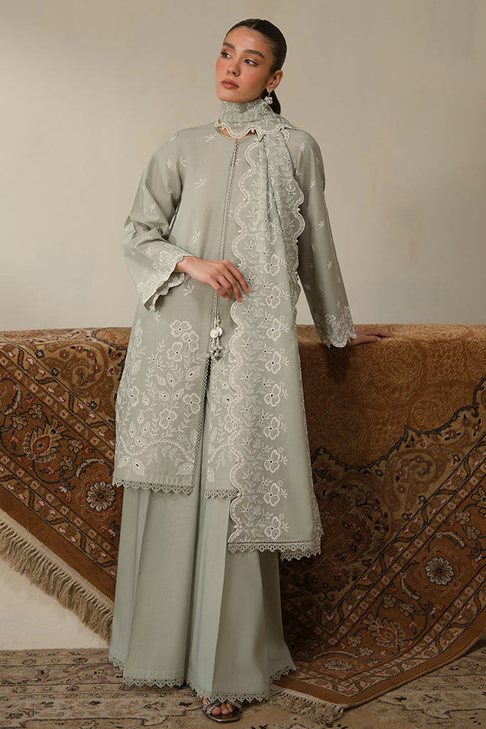 Cross Stitch | Chikankari Lawn 24 | SEA MIST - Khanumjan  Pakistani Clothes and Designer Dresses in UK, USA 