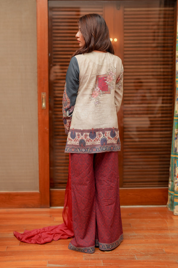 Shamaeel Ansari | Nazaakat Pret | Royal Crimson
