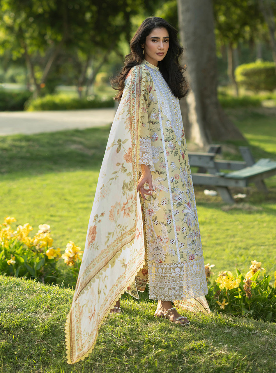 Zainab Chottani | Luxe Lawn 26 | Dune - 12