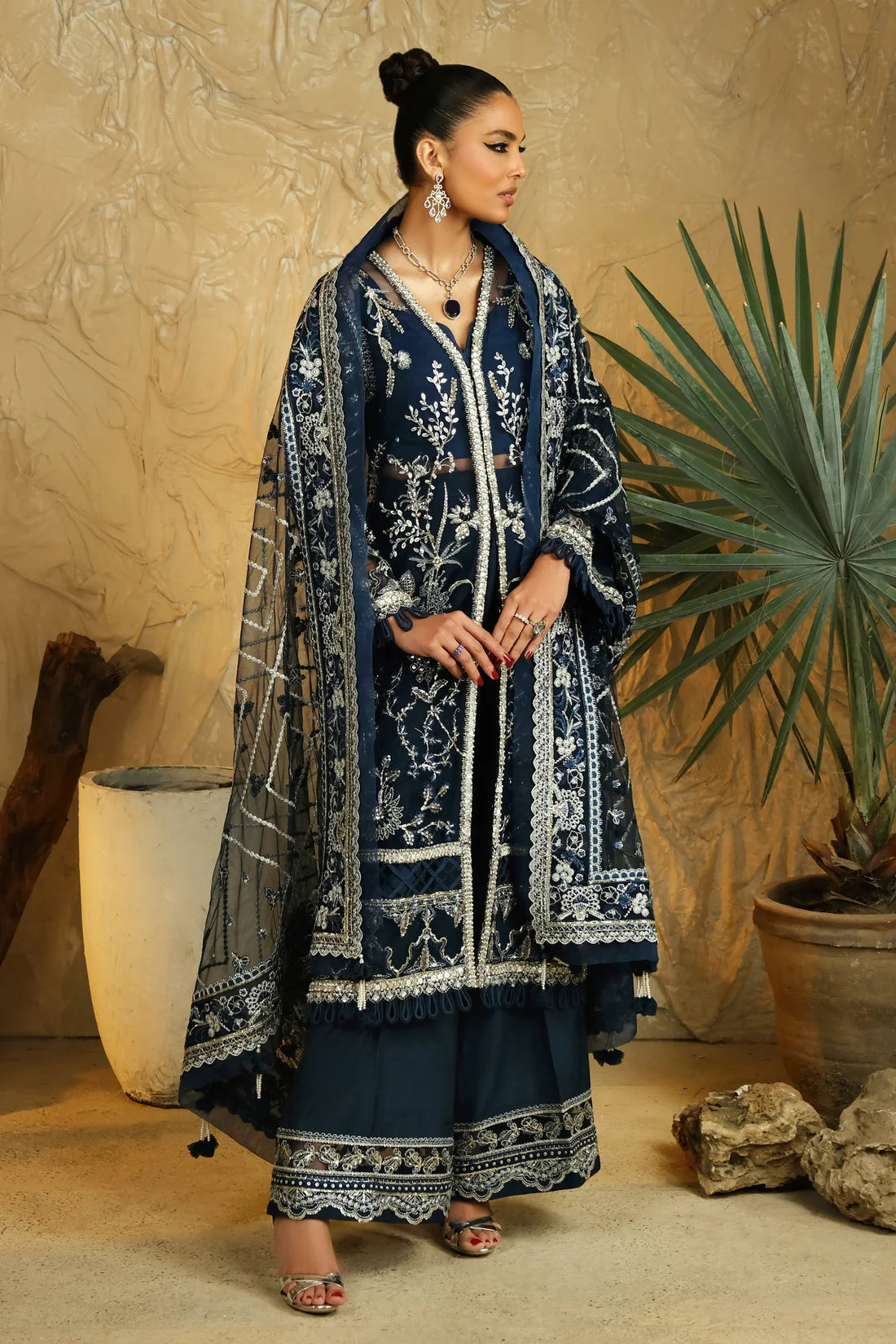 Mina Kashif | Kahani Luxury Formals 23 | Emerald - Khanumjan  Pakistani Clothes and Designer Dresses in UK, USA 