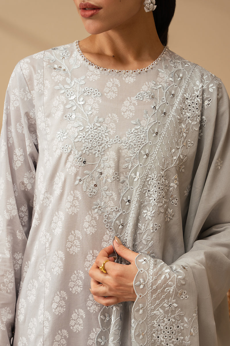 Cross Stitch | Mahiri Embroidered Lawn 24 | PEARL BLUE - Khanumjan  Pakistani Clothes and Designer Dresses in UK, USA 