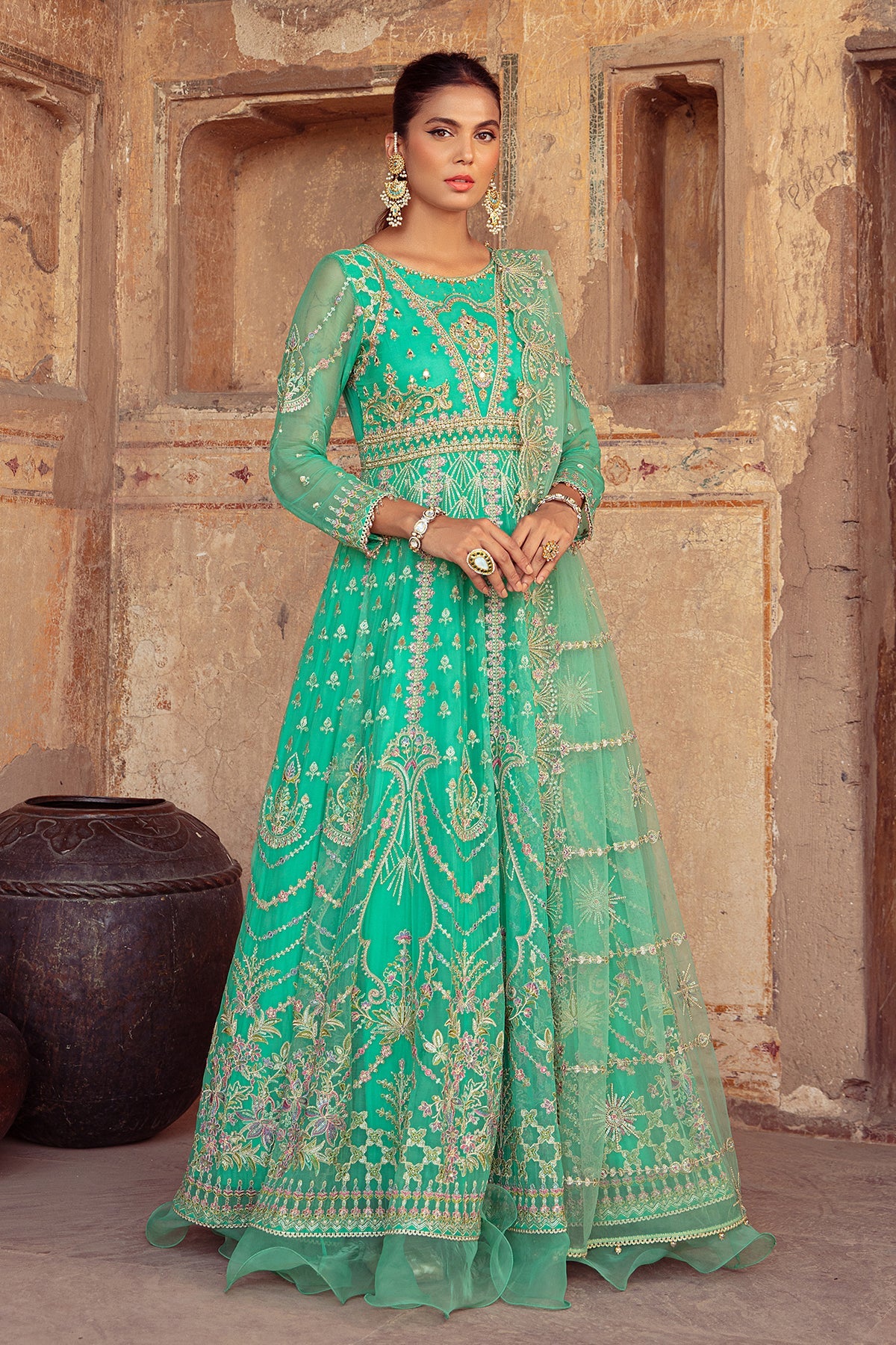 Naqshi | Wedding Formals | JADE GREEN