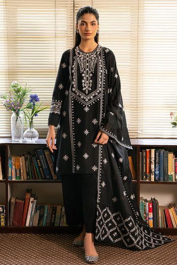 Cross Stitch | Mahiri Embroidered Lawn 24 | BLACK ORCHID