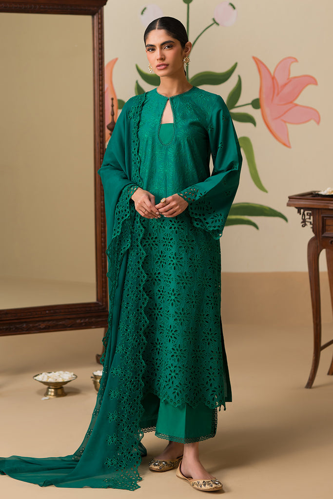 Cross Stitch | Chikankari Lawn 24 | PINE FOREST - Khanumjan  Pakistani Clothes and Designer Dresses in UK, USA 