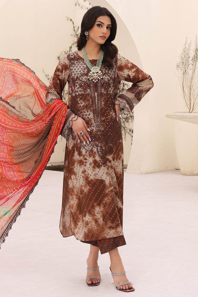 Charizma | Naranji Embroidered Lawn 24 | CN4-008 - Khanumjan  Pakistani Clothes and Designer Dresses in UK, USA 